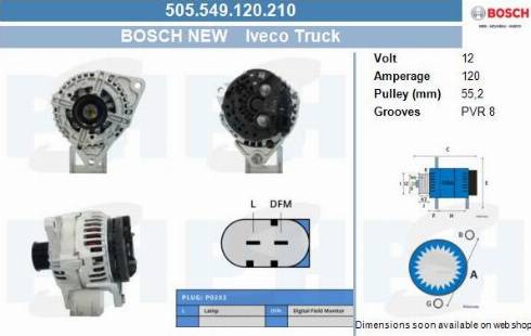 PSH 505.549.120.210 - Alternator furqanavto.az