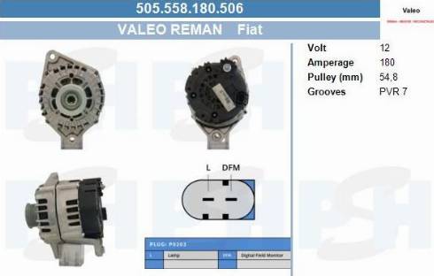 PSH 505.558.180.506 - Alternator furqanavto.az