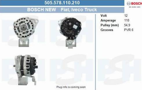 PSH 505.578.110.210 - Alternator furqanavto.az