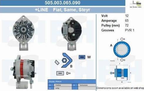 PSH 505.003.065.090 - Alternator furqanavto.az