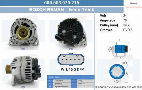 PSH 506.503.070.215 - Alternator furqanavto.az