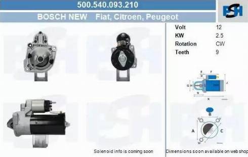 PSH 500.540.093.210 - Başlanğıc furqanavto.az