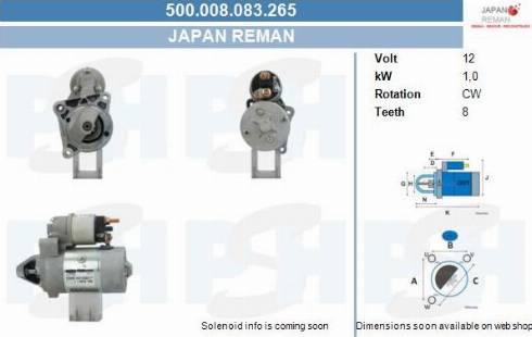 PSH 500.008.083.265 - Başlanğıc furqanavto.az