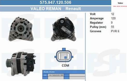 PSH 575.947.120.506 - Alternator furqanavto.az