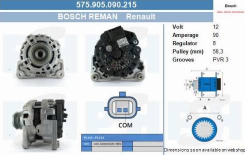 PSH 575.905.090.215 - Alternator furqanavto.az