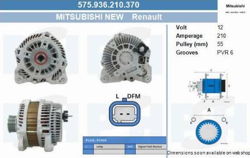 PSH 575.936.210.370 - Alternator furqanavto.az