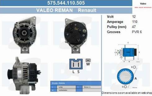 PSH 575.544.110.505 - Alternator furqanavto.az