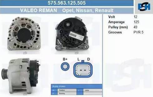 PSH 575.563.125.505 - Alternator furqanavto.az