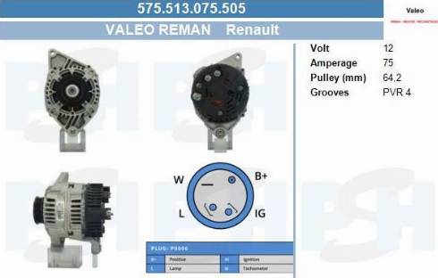 PSH 575.513.075.505 - Alternator furqanavto.az