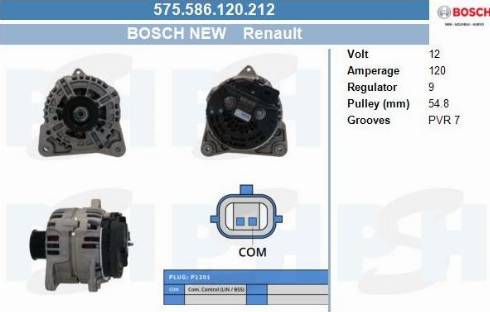 PSH 575.586.120.212 - Alternator furqanavto.az