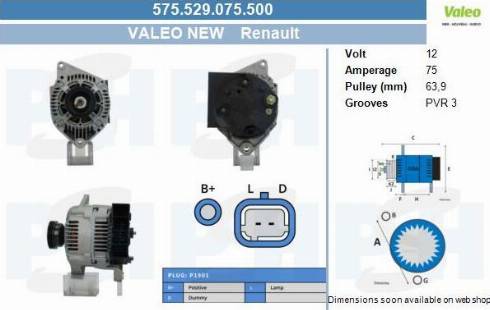 PSH 575.529.075.500 - Alternator furqanavto.az