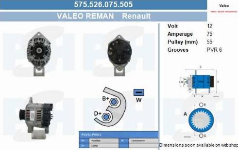 PSH 575.526.075.505 - Alternator furqanavto.az