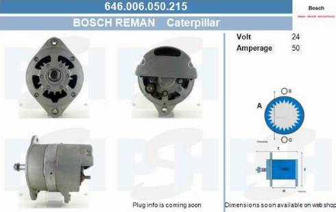 PSH 646.006.050.215 - Alternator furqanavto.az