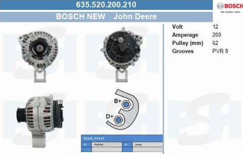 PSH 635.520.200.210 - Alternator furqanavto.az