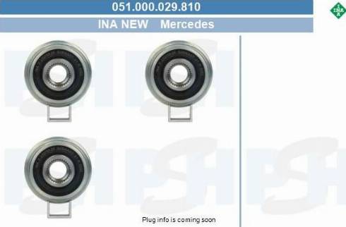 PSH 051.000.029.810 - Kasnak, alternator, sərbəst dönərli mufta furqanavto.az