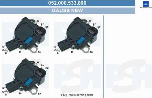 PSH 052.000.533.890 - Gərginlik tənzimləyicisi, alternator furqanavto.az