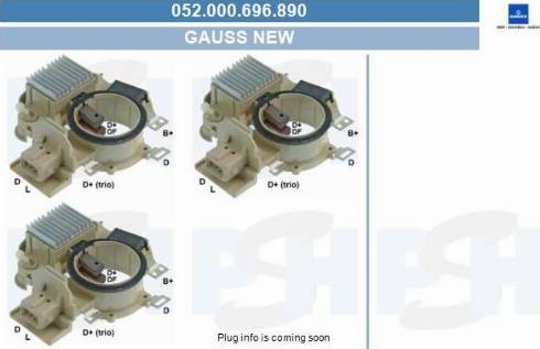 PSH 052.000.696.890 - Gərginlik tənzimləyicisi, alternator furqanavto.az