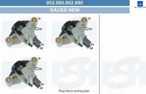 PSH 052.000.602.890 - Gərginlik tənzimləyicisi, alternator furqanavto.az