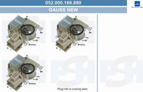 PSH 052.000.166.890 - Gərginlik tənzimləyicisi, alternator furqanavto.az