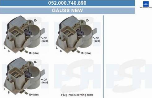 PSH 052.000.740.890 - Gərginlik tənzimləyicisi, alternator furqanavto.az