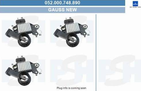 PSH 052.000.748.890 - Gərginlik tənzimləyicisi, alternator furqanavto.az