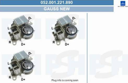 PSH 052.001.221.890 - Gərginlik tənzimləyicisi, alternator furqanavto.az