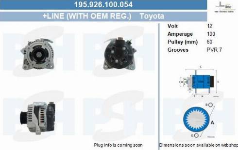 PSH 195.926.100.054 - Alternator furqanavto.az