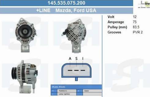 PSH 145.535.075.200 - Alternator furqanavto.az