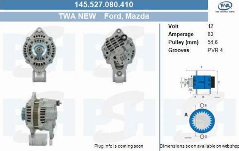 PSH 145.527.080.410 - Alternator furqanavto.az