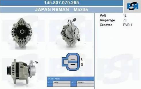 PSH 145.807.070.265 - Alternator furqanavto.az