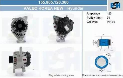 PSH 155.905.120.360 - Alternator furqanavto.az