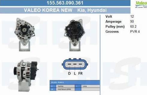 PSH 155.563.090.361 - Alternator furqanavto.az