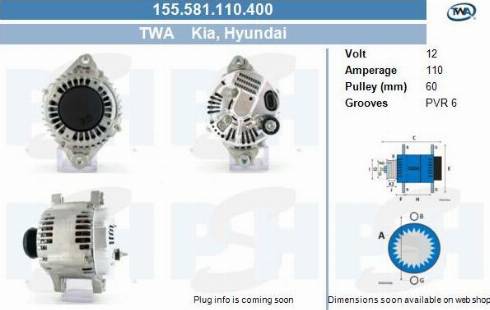 PSH 155.581.110.400 - Alternator furqanavto.az