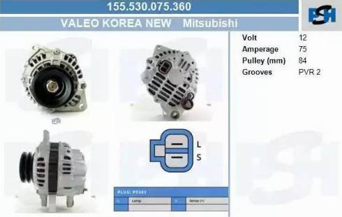 PSH 155.530.075.360 - Alternator furqanavto.az