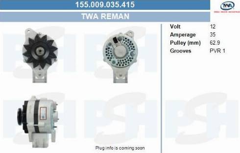 PSH 155.009.035.415 - Alternator furqanavto.az