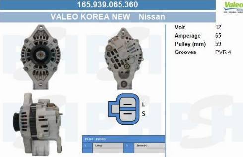 PSH 165.939.065.360 - Alternator furqanavto.az