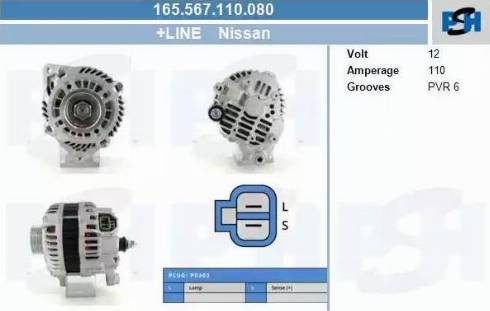 PSH 165.567.110.080 - Alternator furqanavto.az