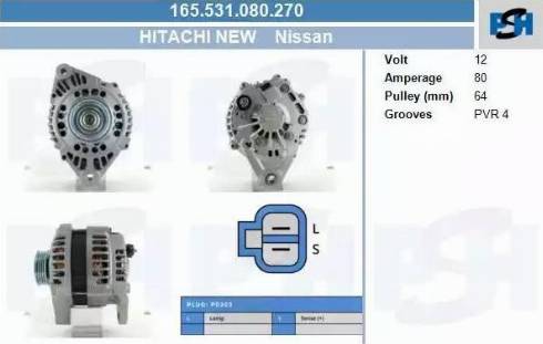 PSH 165.531.080.270 - Alternator furqanavto.az