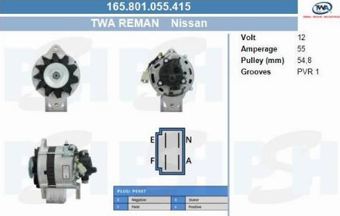 PSH 165.801.055.415 - Alternator furqanavto.az