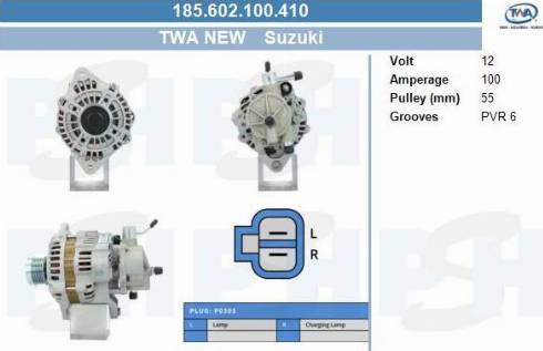 PSH 185.602.100.410 - Alternator furqanavto.az