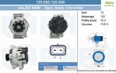 PSH 135.595.120.500 - Alternator furqanavto.az