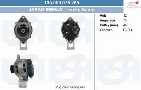 PSH 135.559.075.265 - Alternator furqanavto.az