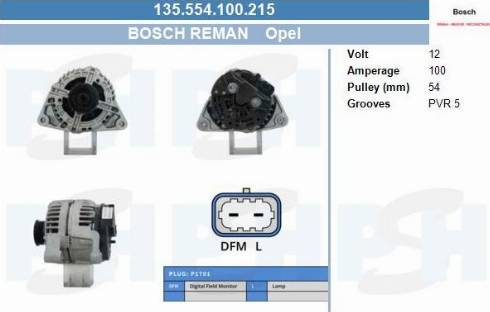 PSH 135.554.100.215 - Alternator furqanavto.az