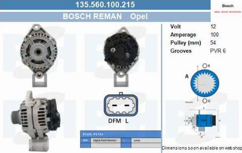 PSH 135.560.100.215 - Alternator furqanavto.az