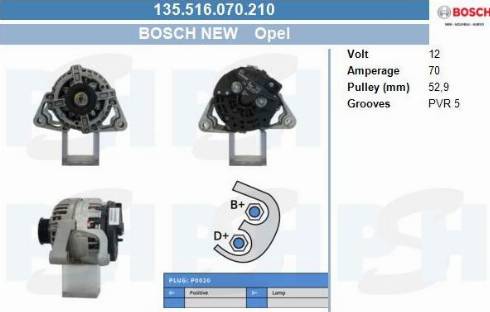 PSH 135.516.070.210 - Alternator furqanavto.az