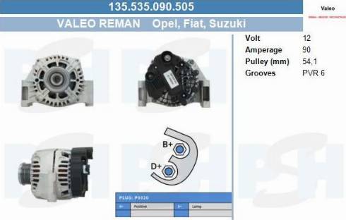 PSH 135.535.090.505 - Alternator furqanavto.az