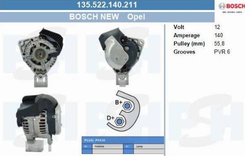 PSH 135.522.140.211 - Alternator furqanavto.az