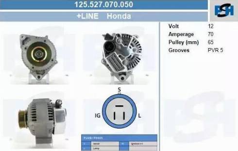 PSH 125.527.070.050 - Alternator furqanavto.az