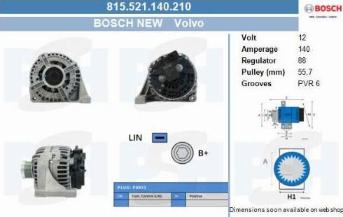 PSH 815.521.140.210 - Alternator furqanavto.az