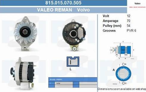 PSH 815.015.070.505 - Alternator furqanavto.az